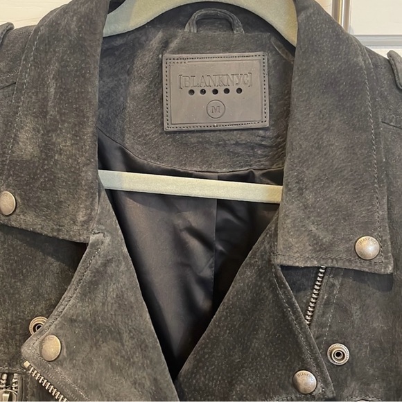 100% suede leather moto Jacket